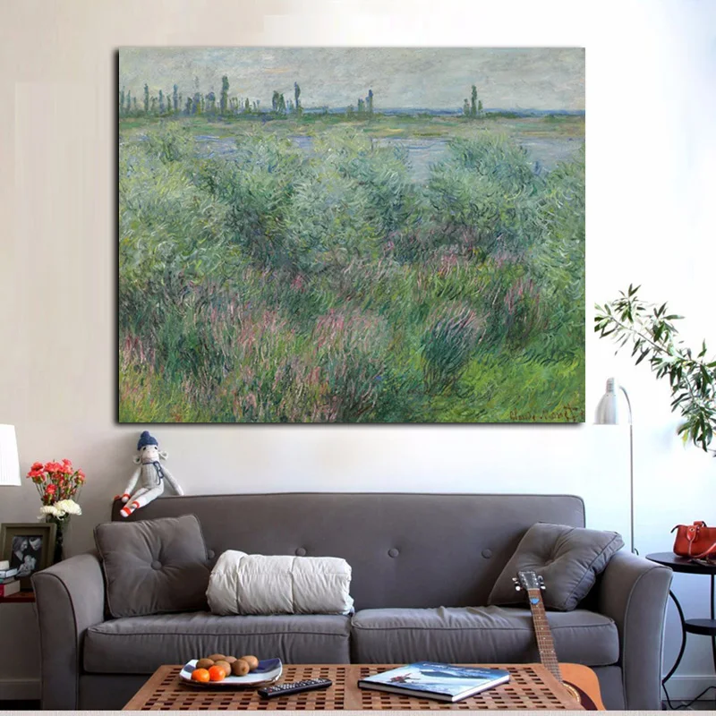 Print Claude Monet Spot On The Banks Of Seine Impressionist Landscape Oil Painting on Canvas Poster Wall Picture for Living Room
Print Claude Monet Spot On The Banks Of Seine Impressionist Landscape Oil Painting on Canvas Poster Wall Picture for Living Room