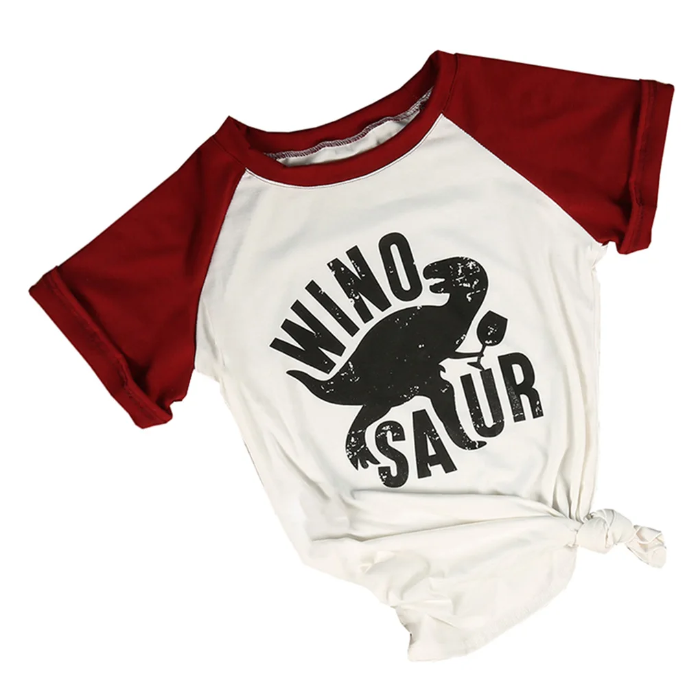 T-Shirts Women Short Sleeve Raglan Winosaur Dinosaur Print O-Neck Female Tops Summer Fashion Casual T Shirt Ladies Tops Tees
T-Shirts Women Short Sleeve Raglan Winosaur Dinosaur Print O-Neck Female Tops Summer Fashion Casual T Shirt Ladies Tops Tees
