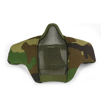 Foldable Tactical Half Face Protective Mask Mesh Lower Face Mask for Military Paintball Hunting Airsoft
Foldable Tactical Half Face Protective Mask Mesh Lower Face Mask for Military Paintball Hunting Airsoft