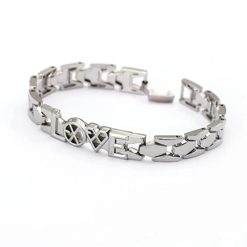 ORP Hot sale High quality bracelet Korean orchestra EXO logo Stainless steel bracelet accessories wholesale
ORP Hot sale High quality bracelet Korean orchestra EXO logo Stainless steel bracelet accessories wholesale