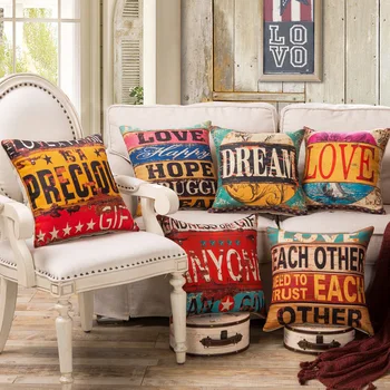 1Pcs Vintage Love Pattern Cotton Linen Throw Pillow Cushion Cover Home Decoration Sofa Bed Decor Decorative Pillowcase 40133
1Pcs Vintage Love Pattern Cotton Linen Throw Pillow Cushion Cover Home Decoration Sofa Bed Decor Decorative Pillowcase 40133