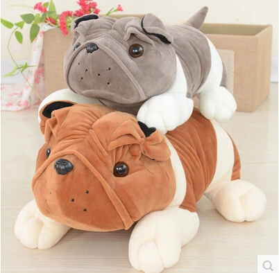 Creative 1pc 30m bulldog doll dog doll plush toys children birthday gifts