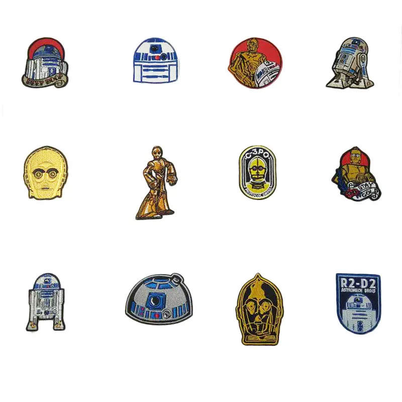 R2-D2 Astromech Droid Star Wars Robot C-3PO C3PO R2-D2 R2D2 Astromech Droid Embroidered applique badge Star Wars fans gift
R2-D2 Astromech Droid Star Wars Robot C-3PO C3PO R2-D2 R2D2 Astromech Droid Embroidered applique badge Star Wars fans gift
