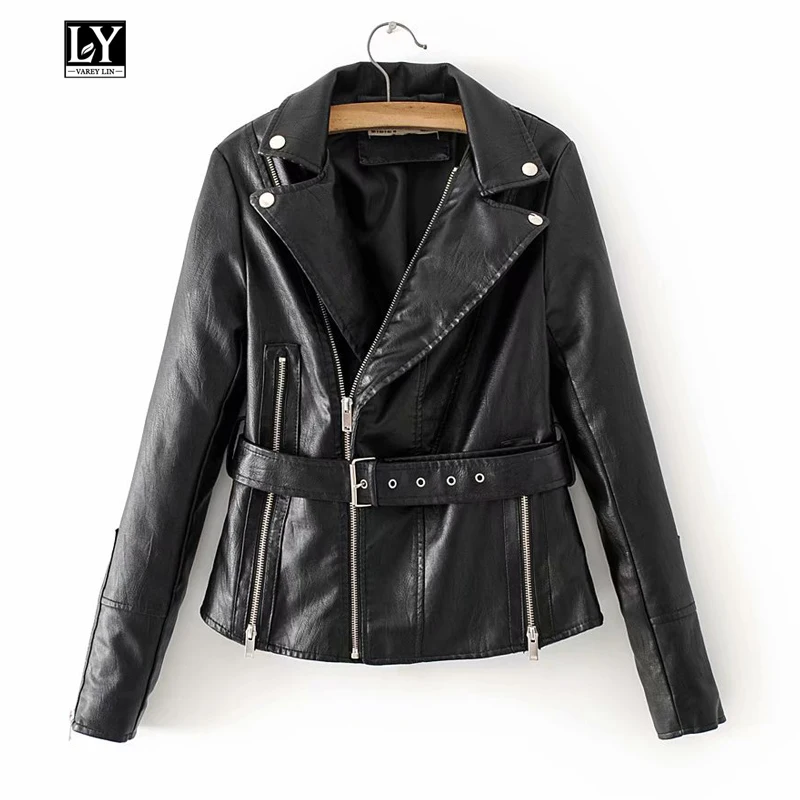 Ly Varey Lin Autumn Faux Soft Leather Women Jacket Turn-down Collar Coat Motorcycle Zipper Rivet Slim Leather Jacket Outerwear
Ly Varey Lin Autumn Faux Soft Leather Women Jacket Turn-down Collar Coat Motorcycle Zipper Rivet Slim Leather Jacket Outerwear