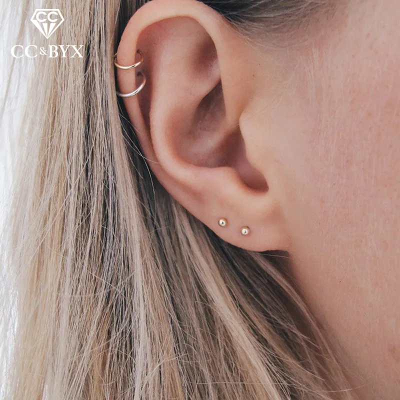 CC Stainless Steel Stud Earring For Women Office Career 3mm Simple Ball Small Earrings Fashion Jewelry Party Fine Gift YE15760
CC Stainless Steel Stud Earring For Women Office Career 3mm Simple Ball Small Earrings Fashion Jewelry Party Fine Gift YE15760