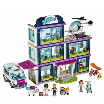 932pcs Heartlake City Park Love Hospital Girl Friends Building Block Compatible lepines Friends Brick Toy
932pcs Heartlake City Park Love Hospital Girl Friends Building Block Compatible lepines Friends Brick Toy