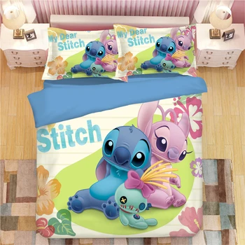 3D Stitch Bedding Set Cartoon Bedspread Single Twin Full Queen King Size Bedclothes Children's Boy Bedroom Decor Blue bedclothes
3D Stitch Bedding Set Cartoon Bedspread Single Twin Full Queen King Size Bedclothes Children's Boy Bedroom Decor Blue bedclothes