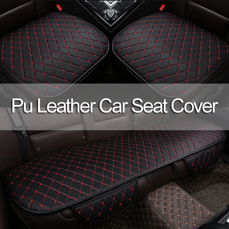 Car Accessories Interior Car Seat Covers Set Universal PU Leather Auto Seats Cover 4Color Automobiles Mat Pu Four Season Cushion
Car Accessories Interior Car Seat Covers Set Universal PU Leather Auto Seats Cover 4Color Automobiles Mat Pu Four Season Cushion