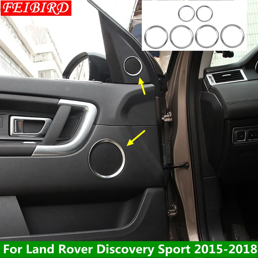 Side Door Audio Speaker Circle Ring Molding Cover Kit Trim 6 PCS Accessories For Land Rover Discovery Sport 2015 - 2019
Side Door Audio Speaker Circle Ring Molding Cover Kit Trim 6 PCS Accessories For Land Rover Discovery Sport 2015 - 2019