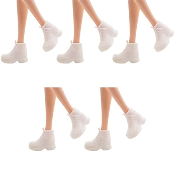 NK 5 Pairs Doll Shoes White Sport High Heels Fashion Sandals For Barbie Doll Accessories High Quality Baby DIY Toy 005A 
NK 5 Pairs Doll Shoes White Sport High Heels Fashion Sandals For Barbie Doll Accessories High Quality Baby DIY Toy 005A