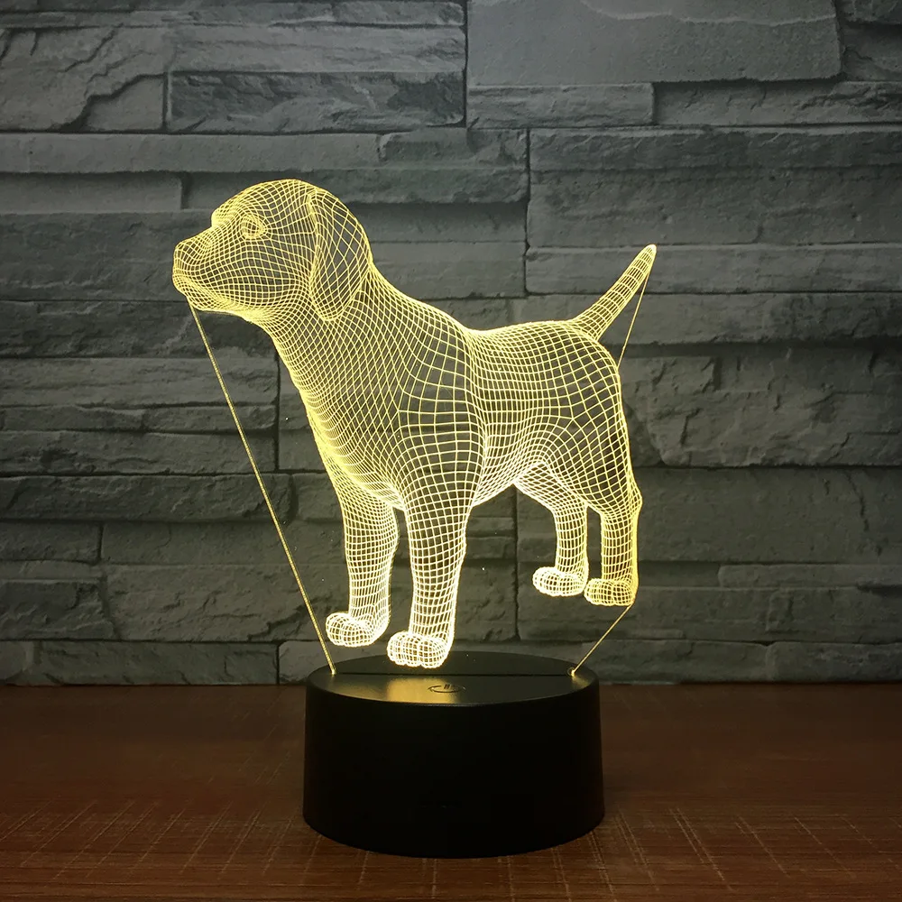New Small Night Lights Children's Day Gift Led Pet Dog Colorful Usb 3d Lamp Booth Toys Wholesale 3d Light Fixtures
New Small Night Lights Children's Day Gift Led Pet Dog Colorful Usb 3d Lamp Booth Toys Wholesale 3d Light Fixtures