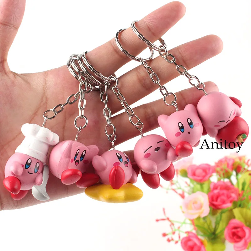 Figures of Games Kirby Toys Cute Keychain Toy PVC Japanese Keychain Anime Action Figures Collection Model Toys Doll Gift 2.5-4cm
Figures of Games Kirby Toys Cute Keychain Toy PVC Japanese Keychain Anime Action Figures Collection Model Toys Doll Gift 2.5-4cm