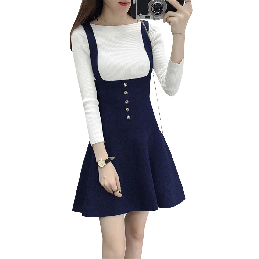 New Women Sweater Spaghetti Strap Dress Spring Autumn Slim High Waist Knitted Dresses Sexy Students Backless Tank Vestidos AB598
New Women Sweater Spaghetti Strap Dress Spring Autumn Slim High Waist Knitted Dresses Sexy Students Backless Tank Vestidos AB598