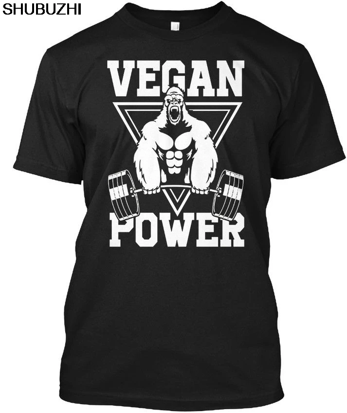 Vegan Power Workout Muscle Gorilla Popular Tagless Tee T-Shirt cotton tshirt men brand top tees new summer tops sbz1009
Vegan Power Workout Muscle Gorilla Popular Tagless Tee T-Shirt cotton tshirt men brand top tees new summer tops sbz1009