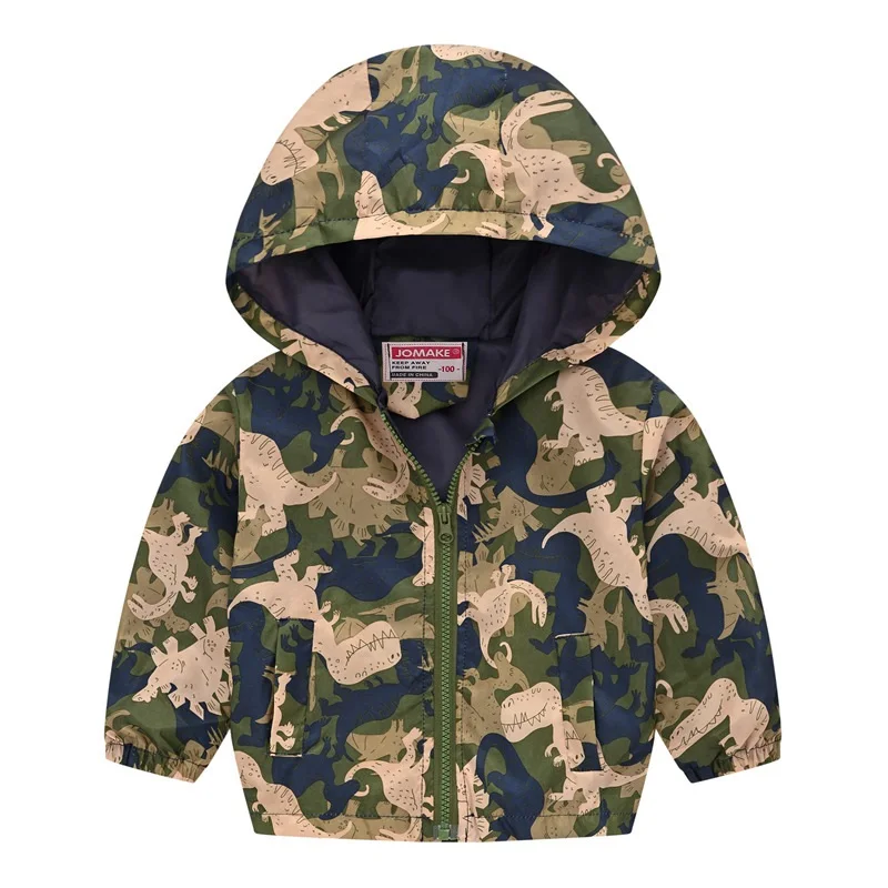 COOTELILI Baby Clothes Clothing Dinosaur Cat Kids Boys Jacket Coat Autumn Hooded Outerwear Coats Windbreaker Jacket For Girls (34)