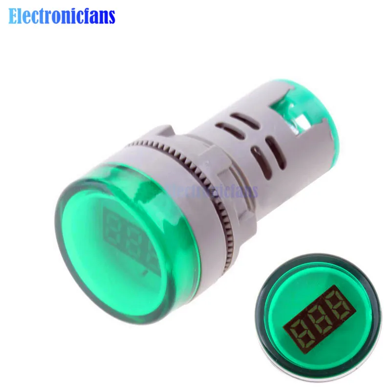 22MM Digital LED Display Gauge Volt Voltmeter Voltage Meter Indicator Pilot Light T90 AC 60V-500V AC60-500V 0-50A Green DIY
22MM Digital LED Display Gauge Volt Voltmeter Voltage Meter Indicator Pilot Light T90 AC 60V-500V AC60-500V 0-50A Green DIY