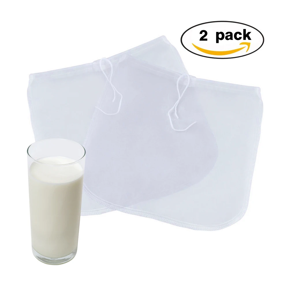 2 Pcs Milk Bags Nut 30 * 30Cm Filter Plant Sachet Soy Wine Filtration Coffee Juice Of Fuits Vegetables In Lylon White
2 Pcs Milk Bags Nut 30 * 30Cm Filter Plant Sachet Soy Wine Filtration Coffee Juice Of Fuits Vegetables In Lylon White