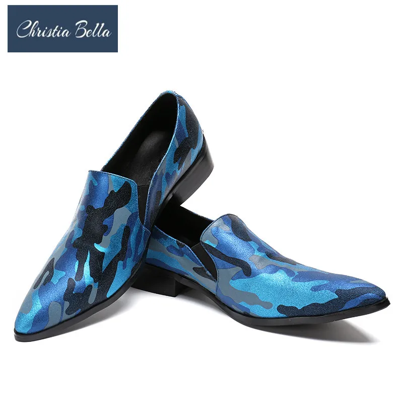 Christia Bella New Genuine Leather Pointed Toe Men Dress Shoes Evening Party Blue Wedding Shoes Height Increased Men Shoes
Christia Bella New Genuine Leather Pointed Toe Men Dress Shoes Evening Party Blue Wedding Shoes Height Increased Men Shoes