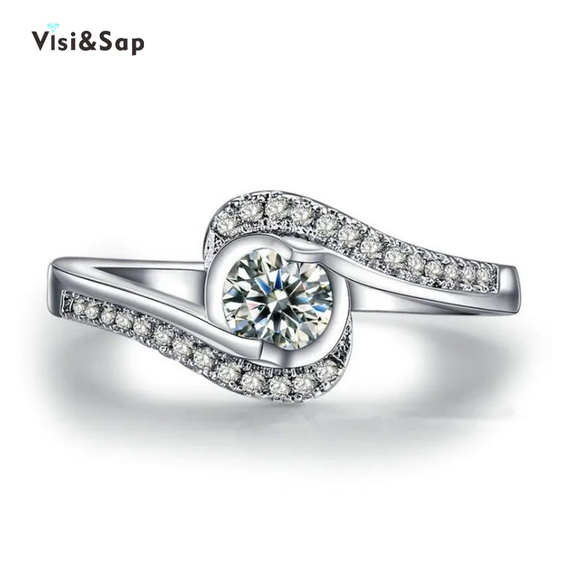 Visisap Elegant Rings for women engagement wedding ring fashion jewelry Wholesale Classic Jewellery manufacturer supplier VSR029
Visisap Elegant Rings for women engagement wedding ring fashion jewelry Wholesale Classic Jewellery manufacturer supplier VSR029