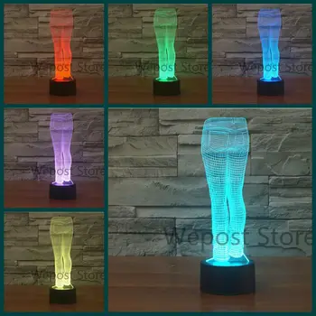 3D Pants LED Night light Blue Jeans Shape Illusion Bedroom Table Lamp 7colors changing Clothing Store Decor light Gift
3D Pants LED Night light Blue Jeans Shape Illusion Bedroom Table Lamp 7colors changing Clothing Store Decor light Gift