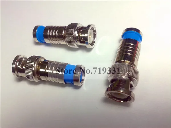 Lot 20pcs BNC COMPRESSION CONNECTOR RG59 CCTV COAX CABLE ADAPTER COAXIAL MALE 
Lot 20pcs BNC COMPRESSION CONNECTOR RG59 CCTV COAX CABLE ADAPTER COAXIAL MALE