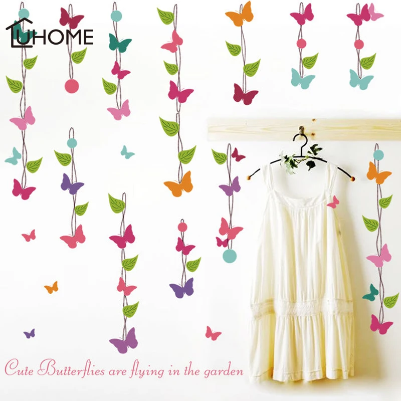 Green Leaf Pink Butterfly Wallpaper Cute Wall Stickers for Kids Rooms Bedroom Home Decoration Mural Art PVC Posters
Green Leaf Pink Butterfly Wallpaper Cute Wall Stickers for Kids Rooms Bedroom Home Decoration Mural Art PVC Posters
