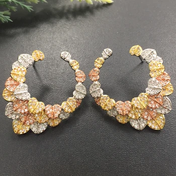 Lanyika Fashion Jewelry Distinctive Artistic Peacock tail Earrings Full Micro inlay Micro Plated Banquet Popular Best Gift
Lanyika Fashion Jewelry Distinctive Artistic Peacock tail Earrings Full Micro inlay Micro Plated Banquet Popular Best Gift
