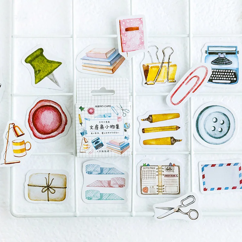 46pcs/box Cute Bullet Journal Stickers Decorative Adhesive Stickers Stationery Stickers Scrapbooking Diary DIY For Photo Album
46pcs/box Cute Bullet Journal Stickers Decorative Adhesive Stickers Stationery Stickers Scrapbooking Diary DIY For Photo Album