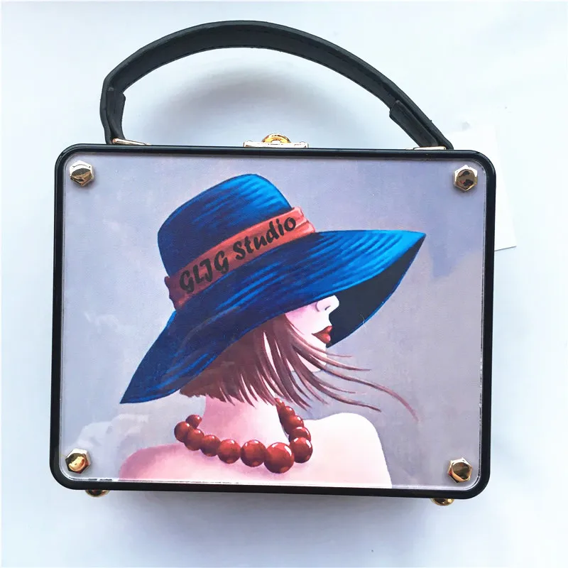 Fashion women handbag cartoon character letter box messenger bag banquet bag leisure bag
Fashion women handbag cartoon character letter box messenger bag banquet bag leisure bag