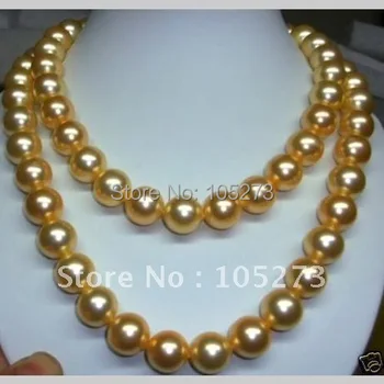 Charming 14mm South Sea Yellow Gold Shell Pearl Necklace 34inch Fashion Jewelry Wholesale New Free Shipping
Charming 14mm South Sea Yellow Gold Shell Pearl Necklace 34inch Fashion Jewelry Wholesale New Free Shipping