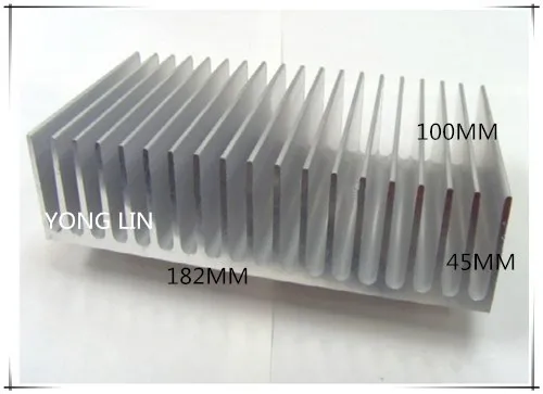 Heat sink/Aluminum radiator/Aluminum/High quality radiator-fan/led lighting 100*182*45
Heat sink/Aluminum radiator/Aluminum/High quality radiator-fan/led lighting 100*182*45