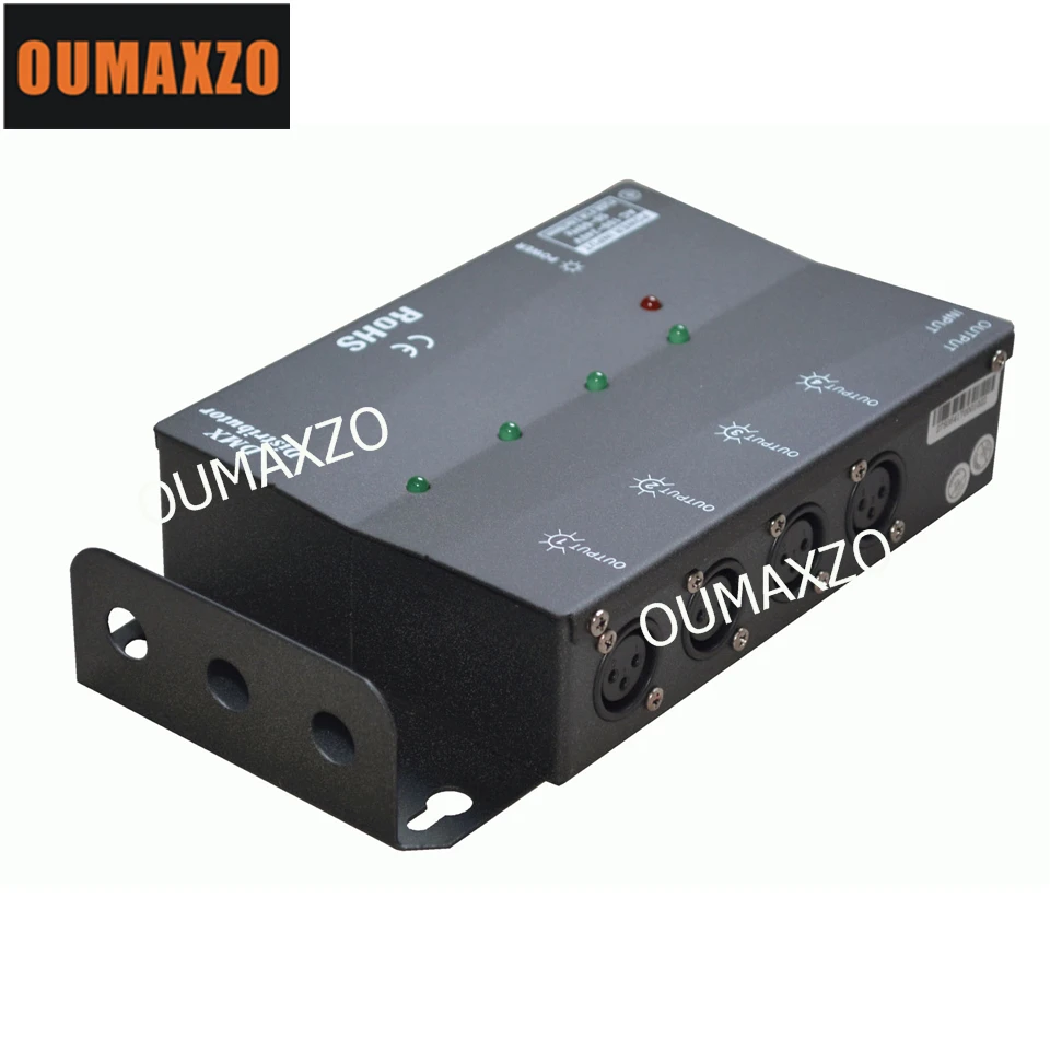 OUMAXZO1327 4DXH distributor Dmx Signal Driver Amplifier DMX Splitter Output Distributor 3pin Dmx stage machine equipment dj par
OUMAXZO1327 4DXH distributor Dmx Signal Driver Amplifier DMX Splitter Output Distributor 3pin Dmx stage machine equipment dj par