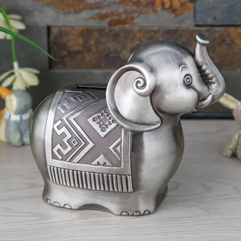 Europe Metal craft elephant piggy bank cash money box Zinc alloy piggy bank money Kids birthday gift home decoration SNG007
Europe Metal craft elephant piggy bank cash money box Zinc alloy piggy bank money Kids birthday gift home decoration SNG007