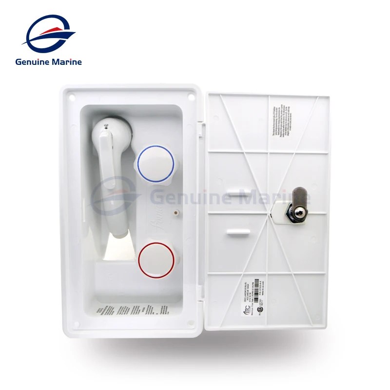 White RV Exterior Shower Box Kit with Lock Boat Marine Camper Motorhome Caravan Accessories
White RV Exterior Shower Box Kit with Lock Boat Marine Camper Motorhome Caravan Accessories