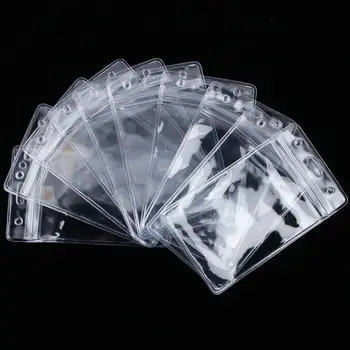 10Pcs Vertical Transparent Vinyl Plastic Clears ID Card Bag Case Badge Holder Accessories 
10Pcs Vertical Transparent Vinyl Plastic Clears ID Card Bag Case Badge Holder Accessories