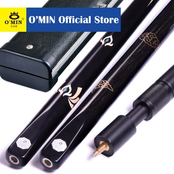 O'MIN One Piece Snooker Cue 3/4 Piece Snooker Kit with Case with Telescopic Extension 9.8-10mm Tip Snooker Stick All Handmade
O'MIN One Piece Snooker Cue 3/4 Piece Snooker Kit with Case with Telescopic Extension 9.8-10mm Tip Snooker Stick All Handmade