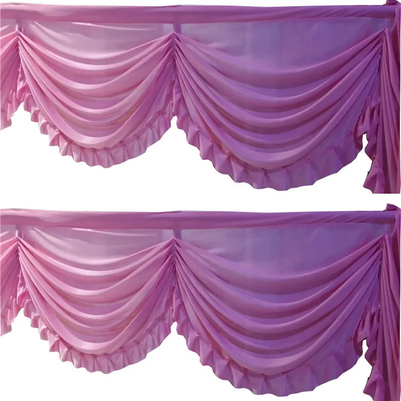 Luxury high quality 6m long ice silk fabric swag curtain backdrop for table skirts party banquet birthday backdrop decoration
Luxury high quality 6m long ice silk fabric swag curtain backdrop for table skirts party banquet birthday backdrop decoration