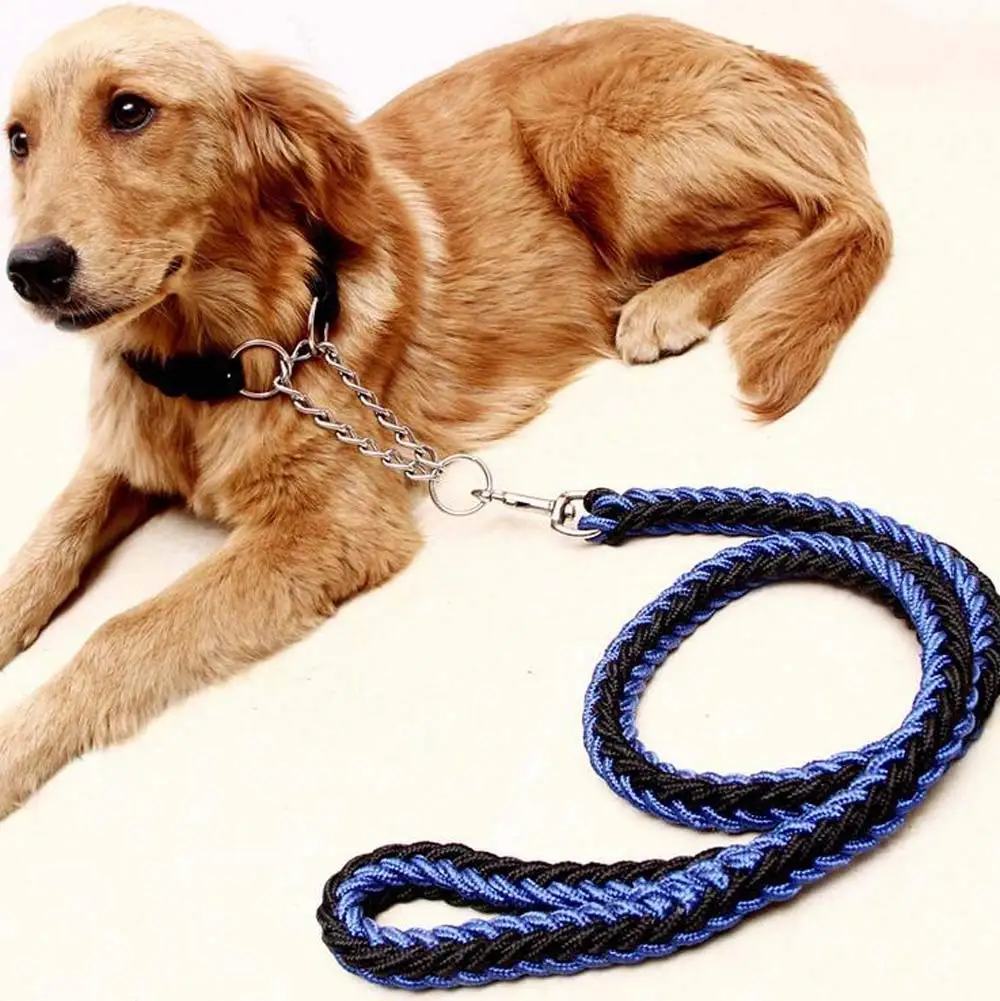 USA Nylon Rope Collar for Dogs Adjustable HU approx 33-37 cm