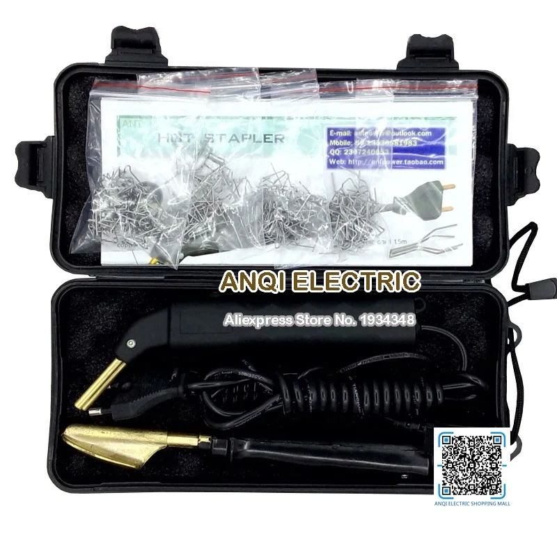 Car Bumper Repair Kit Hot Stapler Plastic Repair Plastic Kit Welding Machine & Smoothing Iron & 200pcs Stapler
Car Bumper Repair Kit Hot Stapler Plastic Repair Plastic Kit Welding Machine & Smoothing Iron & 200pcs Stapler