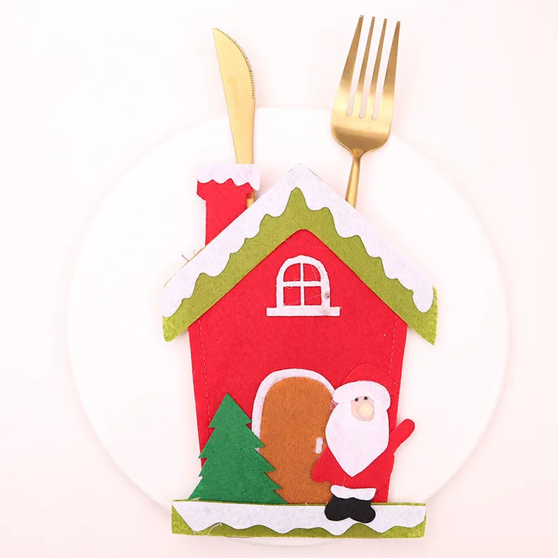 1PCS Christmas Decorations for Home Party Table Cutlery Bags Santa Claus House Socks Hats Tableware Holder Pocket Ornaments
1PCS Christmas Decorations for Home Party Table Cutlery Bags Santa Claus House Socks Hats Tableware Holder Pocket Ornaments