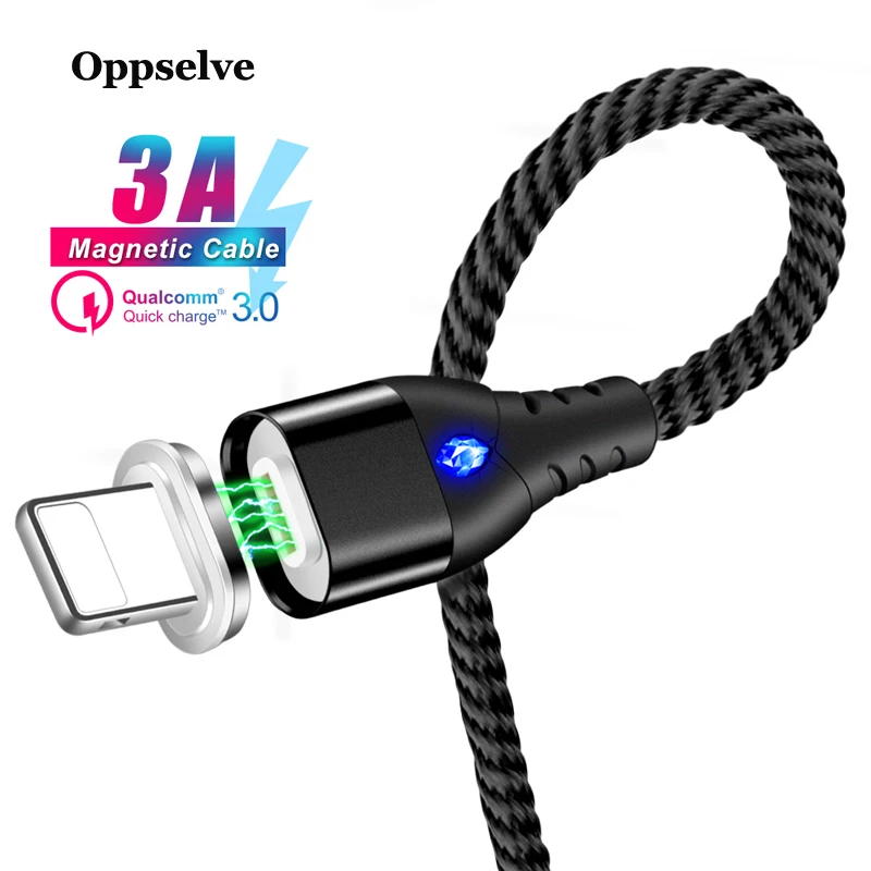 New LED Magnetic USB Cable For iPhone XS Max XR X Magnet Fast Charging Charger Nylon Cabo For iPhone 8 7 6 6 S Plus iPad Tablets
New LED Magnetic USB Cable For iPhone XS Max XR X Magnet Fast Charging Charger Nylon Cabo For iPhone 8 7 6 6 S Plus iPad Tablets