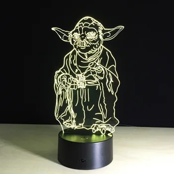 Star Wars 3D Illusion LED Night Light BB8 Walker Darth Vader R2D2 Millennium Falcon Batman Joker Face X Wing Fighter Master Yoda
Star Wars 3D Illusion LED Night Light BB8 Walker Darth Vader R2D2 Millennium Falcon Batman Joker Face X Wing Fighter Master Yoda