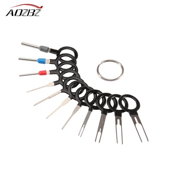 11pcs Auto Car Plug Circuit Board Wire Harness Terminal Extractor Pick Connector Crimp Pin Back Needle Removal Tool 
11pcs Auto Car Plug Circuit Board Wire Harness Terminal Extractor Pick Connector Crimp Pin Back Needle Removal Tool