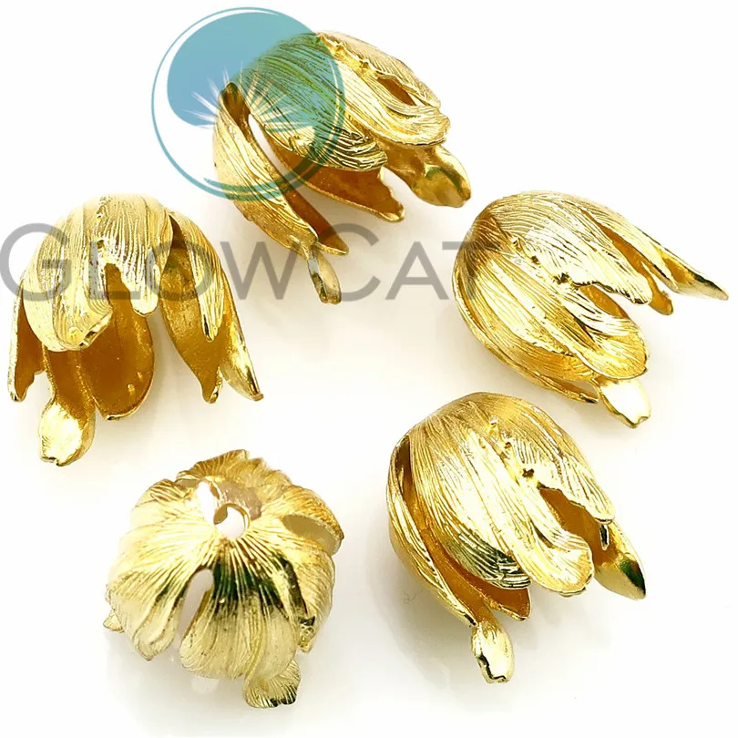 10pcs Copper Gold Tone Flower Charms Beads Cap Fitting Tassel Necklace & Pendant Handmade Craft Jewelry Accessories 22357
10pcs Copper Gold Tone Flower Charms Beads Cap Fitting Tassel Necklace & Pendant Handmade Craft Jewelry Accessories 22357