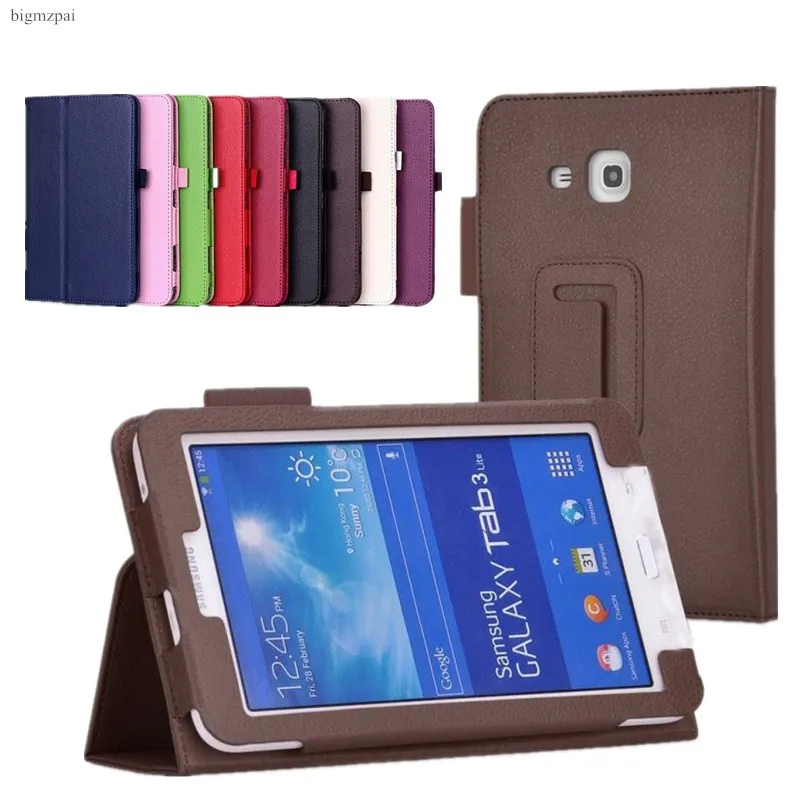 Tablet Cover For Samsung Galaxy Tab 3 lite 7.0 T110 T111 Case Litchi Pattern PU Leather Stand Flip Magnetic Smart Protector Case
Tablet Cover For Samsung Galaxy Tab 3 lite 7.0 T110 T111 Case Litchi Pattern PU Leather Stand Flip Magnetic Smart Protector Case