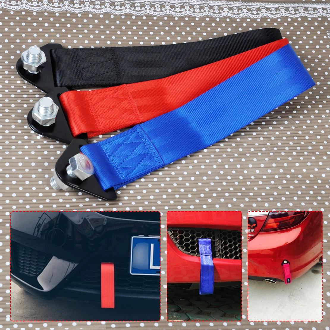 CITALL Racing Tow Towing Strap Bars Ropes Bumper Hook Trailer for Mercedes Ford VW Audi Honda BMW Toyota Mazda Kia Nissan Lexus
CITALL Racing Tow Towing Strap Bars Ropes Bumper Hook Trailer for Mercedes Ford VW Audi Honda BMW Toyota Mazda Kia Nissan Lexus