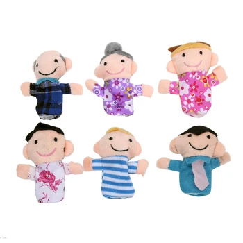 6Pcs Family Finger Puppets Cloth Doll Baby Educational Toy Cartoon Finger Plush toy Family Style Finger toys for children Gift
6Pcs Family Finger Puppets Cloth Doll Baby Educational Toy Cartoon Finger Plush toy Family Style Finger toys for children Gift