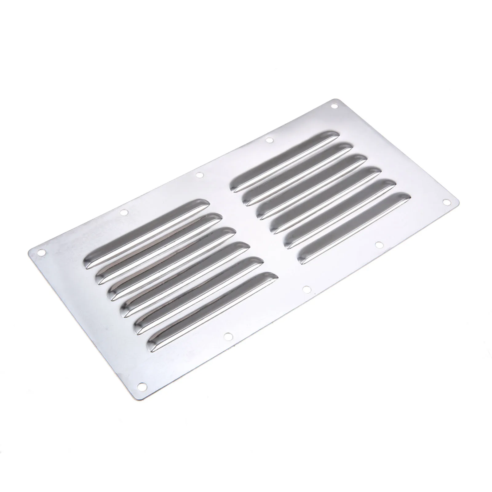 230*115mm/9*4.5in Marine Stainless Steel Vertical Rectangular Louvered Air Vent Grille Ventilation Louver Vent Cover Boat Yacht
230*115mm/9*4.5in Marine Stainless Steel Vertical Rectangular Louvered Air Vent Grille Ventilation Louver Vent Cover Boat Yacht