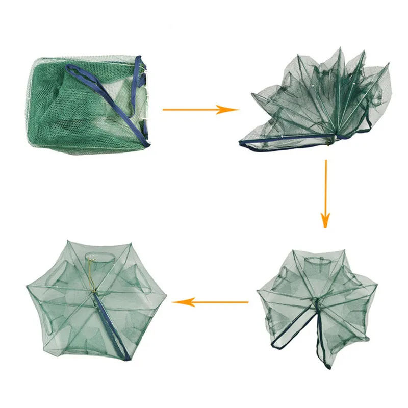 Outdoor Folded Portable Hexagon Fishing Net Crayfish Fish Automatic Trap Shrimp Carp Catcher Cages Mesh Nets 6/8/12 Holes
Outdoor Folded Portable Hexagon Fishing Net Crayfish Fish Automatic Trap Shrimp Carp Catcher Cages Mesh Nets 6/8/12 Holes