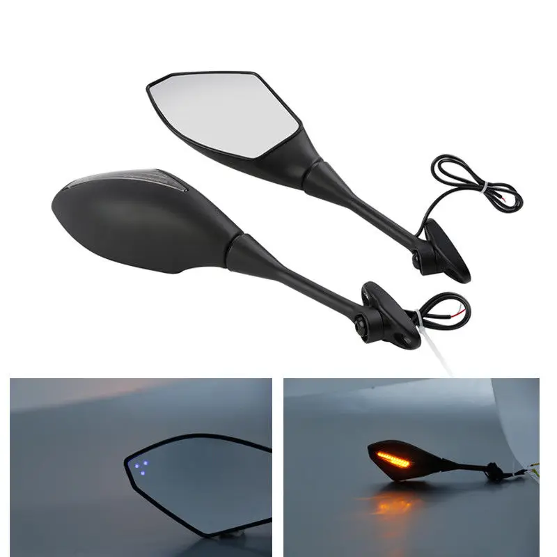 Led Turn Signals Rearview Mirror For Honda CBR600RR CBR1000RR CBR250R CBR500R CBR300R
Led Turn Signals Rearview Mirror For Honda CBR600RR CBR1000RR CBR250R CBR500R CBR300R